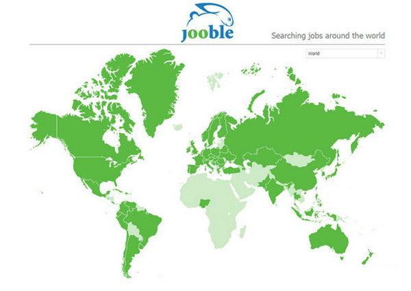 Jooble:全球工作搜索引擎：www.jooble.org