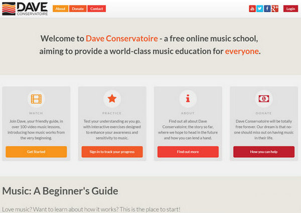 DaveConservatoire:戴夫音乐学院官网：www.daveconservatoire.org