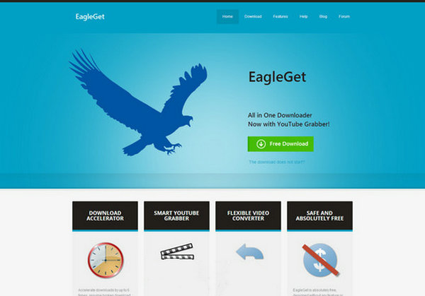 EagleGet:免费HTTP下载工具：www.eagleget.com