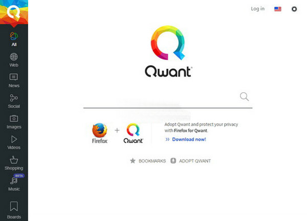 法国Qwant搜索引擎：www.qwant.com