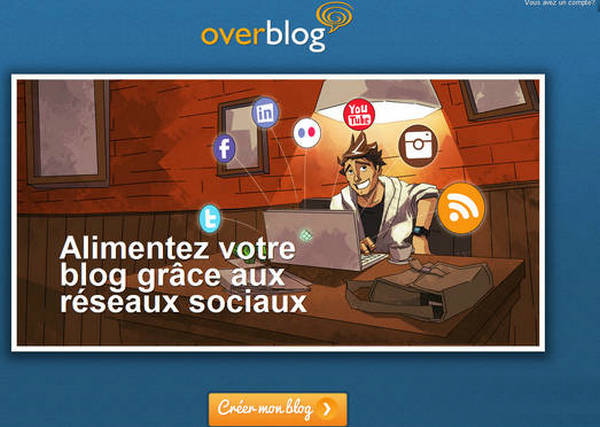 法国Over-Blog博客平台官方网站：www.over-blog.com