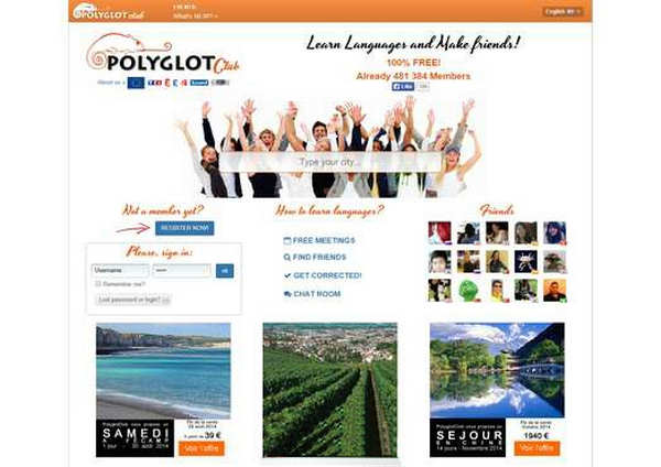 PolyglotClub:在线多语言社交俱乐部：polyglotclub.com