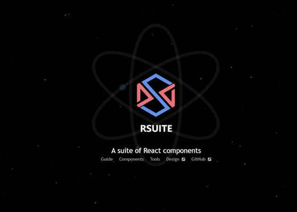 RSUITE|基于大数据后台UX组件库：rsuitejs.com