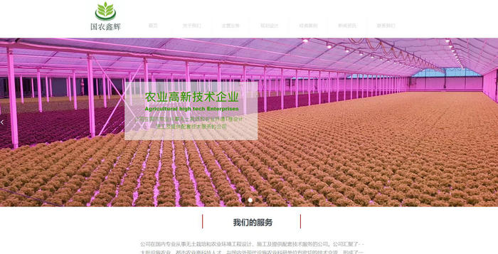 无土栽培工程设计-北京国农鑫辉农业科技有限公司：www.bjgnxh.cn
