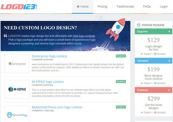 LoGo123:在线LOGO品牌设计平台：logo123.net