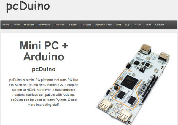 PCduino:迷你软硬件创新开发平台