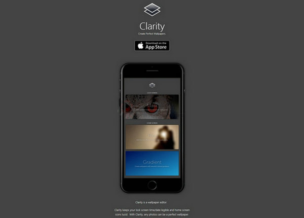 Clarity|手机壁纸编辑器：linnk.net/clarity/