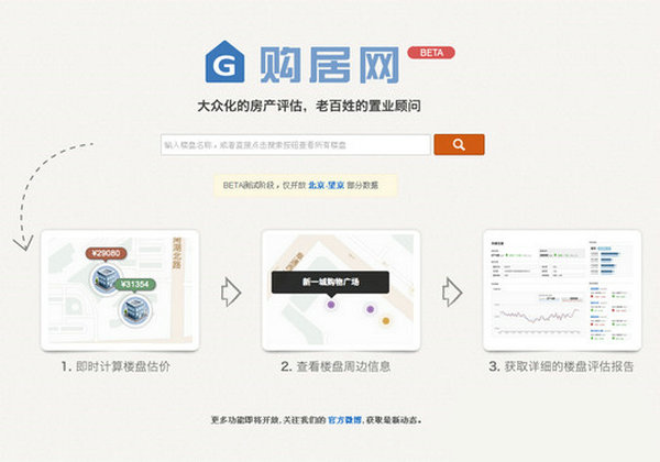 GouJu:购居网大众化房产评估置业平台