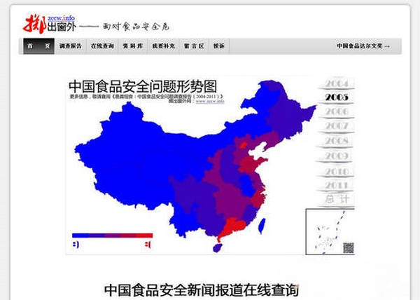 Zccw:掷出窗外食品安全警告网